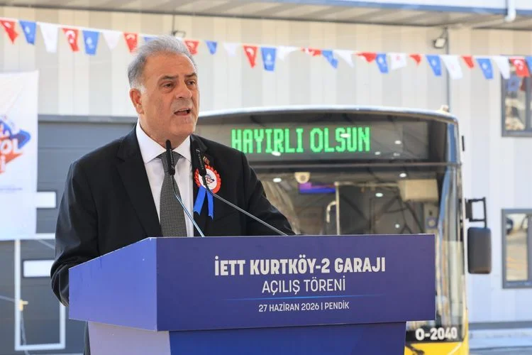 Kurtköy’deki yeni otobüs garajında geri kazanım hedefi