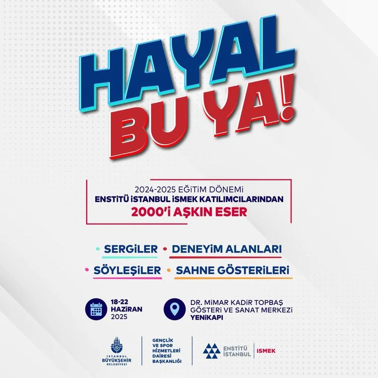 İSMEK festivalinde iki binden fazla eser sergilenecek